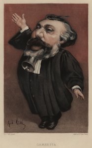 Leon Gambetta by Andre Gill